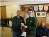 1st Place - Matthew Forster Accepting his prize
 © Ste Gough