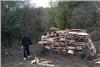 Building The Bonfire On The Day 2
 © Ron Gough